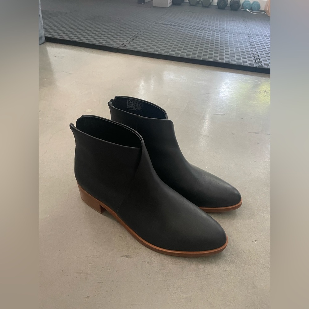 Soludos black booties